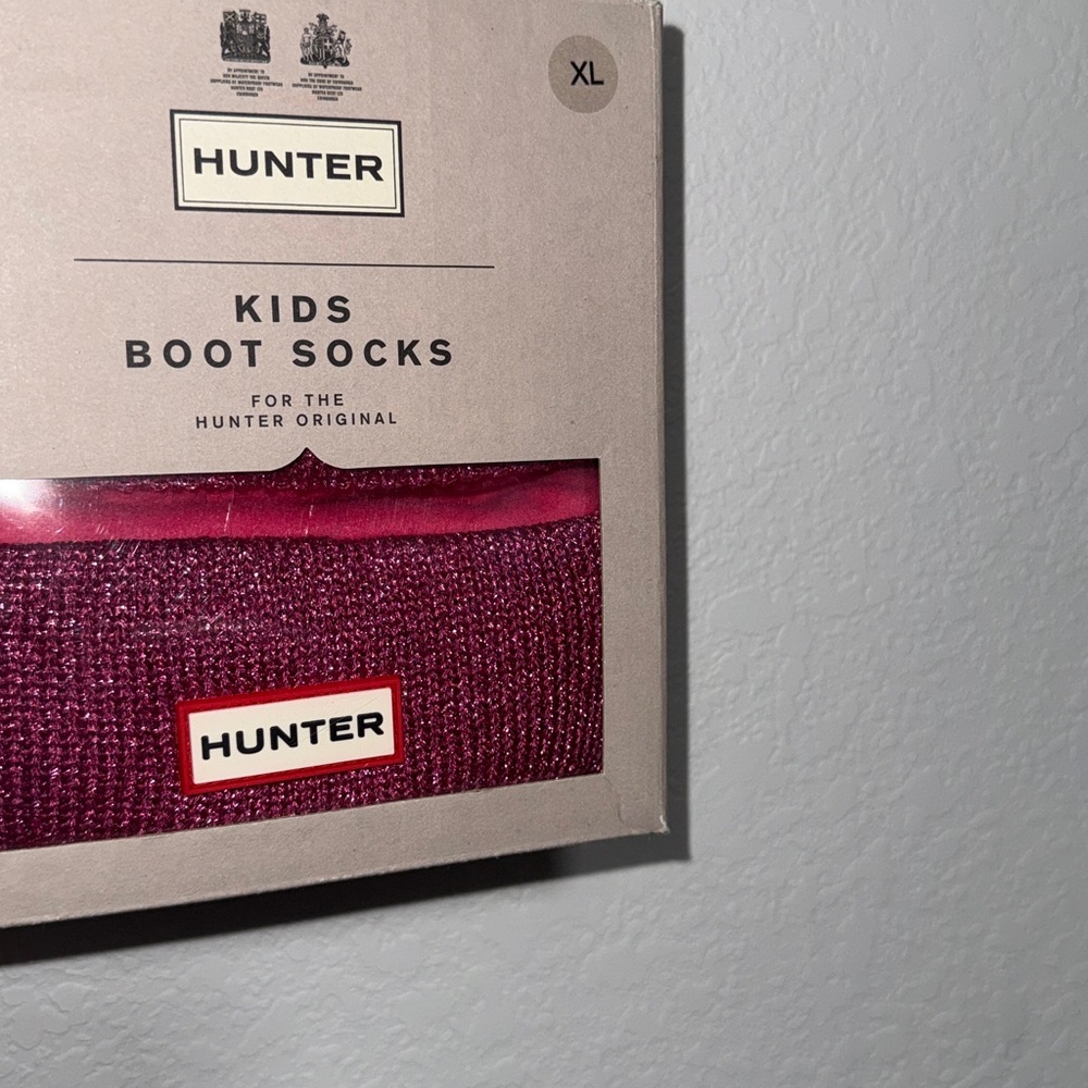 Hunter Pink Boot Socks - Picture 2 of 3